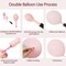 Pastel Pink Balloon Garland Double Stuffed Light Baby Pink Balloon Arch Kit
